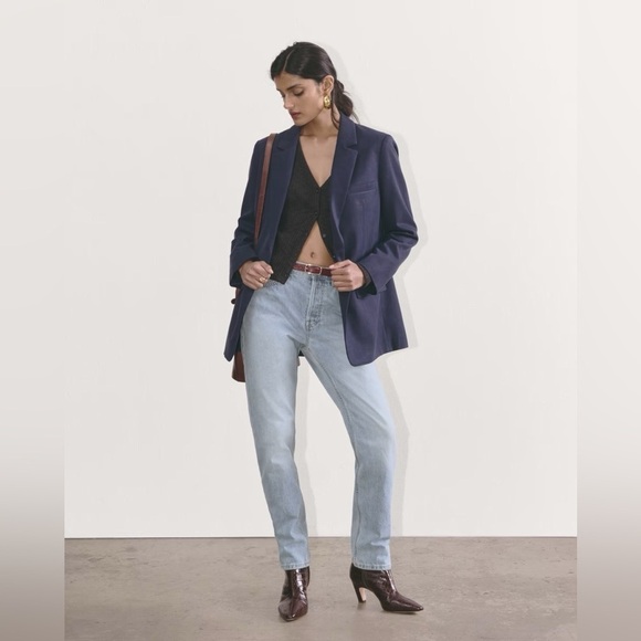 Everlane The '90s Cheeky Jean, Vintage Sunbleached Blue, 27 Crop - Picture 2 of 10